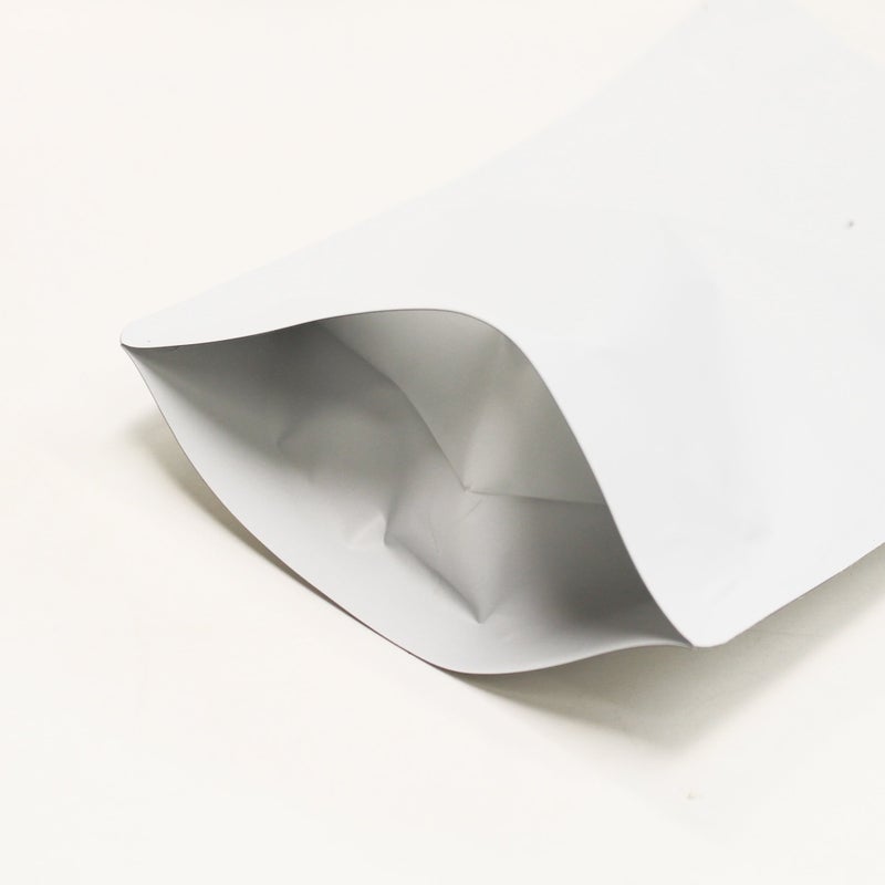 AwePackage High Barrier 12 oz Foil Stand up Zipper Pouch Coffee Bag with Valve (Matte White, 50) - Image 3